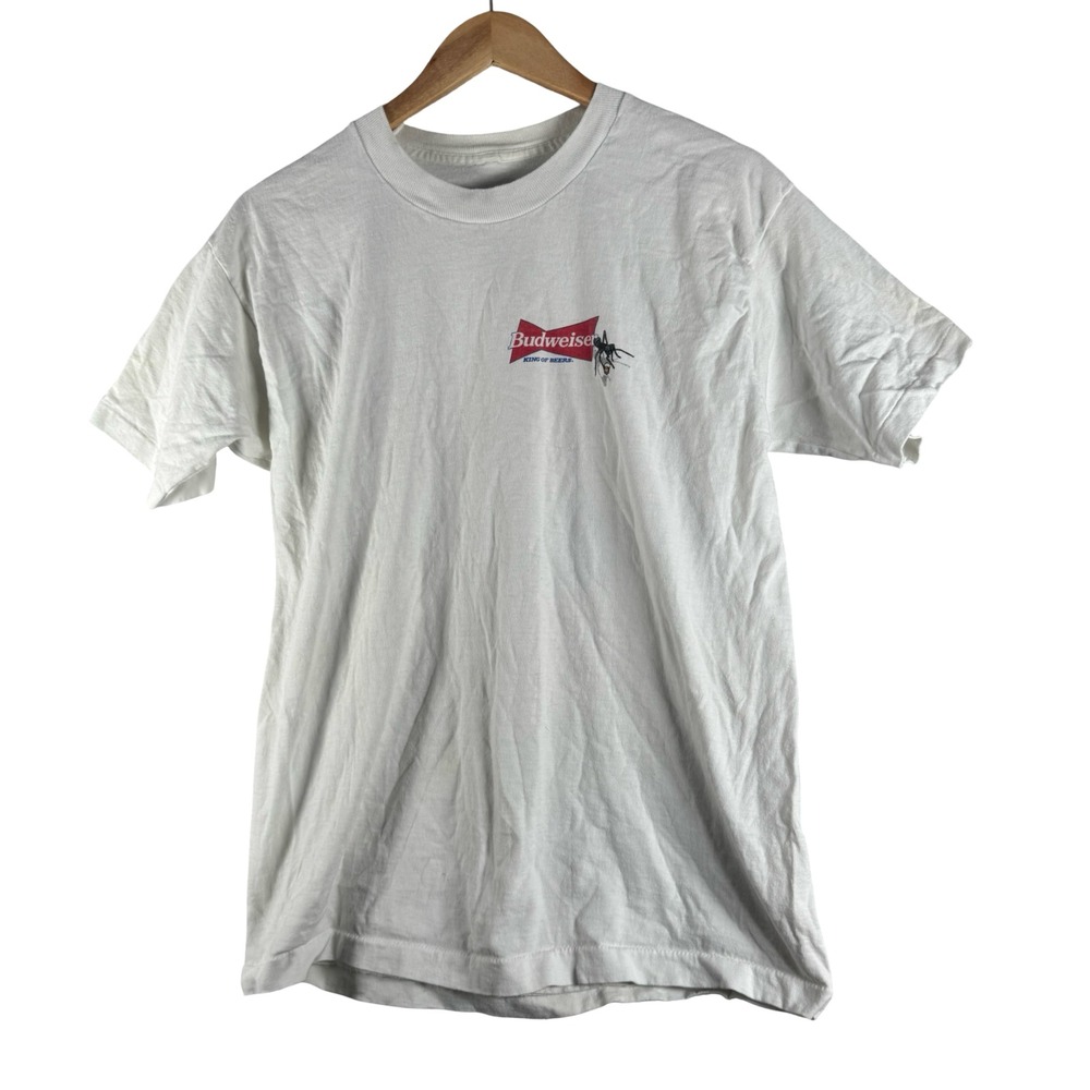 Vtg 1995 Budweiser This Buds For You Ant Single Stitch Tshirt Shirt Sz M Medium